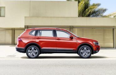 Raumerweiterung: Im neuen Tiguan Allspace bietet VW bis zu sieben Sitze, mehr Knieraum in der zweiten Reihe sowie ein grösseres Kofferraumvolumen. Foto: Jessica Lynn Walker